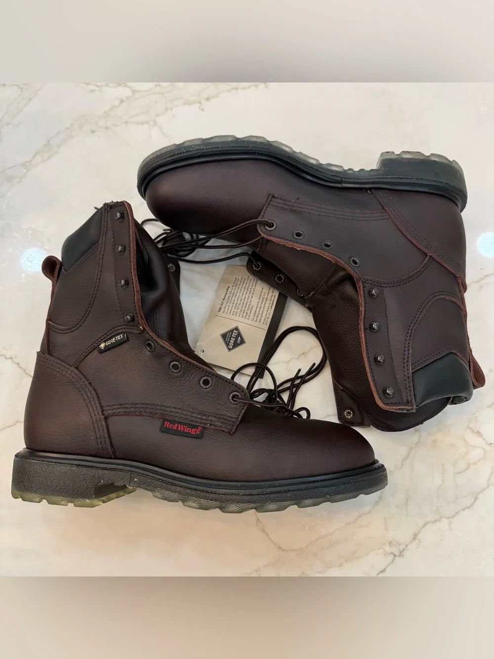 Red Wing 914 Supersole 2.0 Waterproof Work Boots 8” Soft Toe Gore-Tex Size 10.5